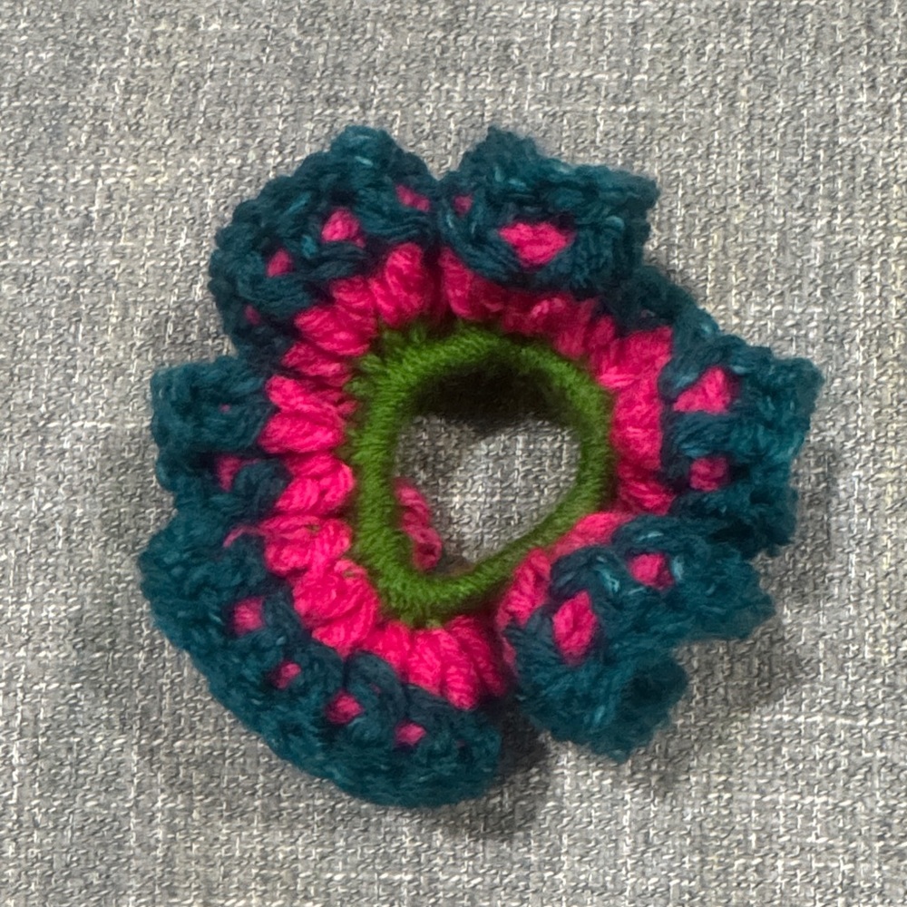 Hair Scrunchie Hand Knotted by Me
